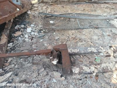 Fire Damaged Stock of Waste Plastic